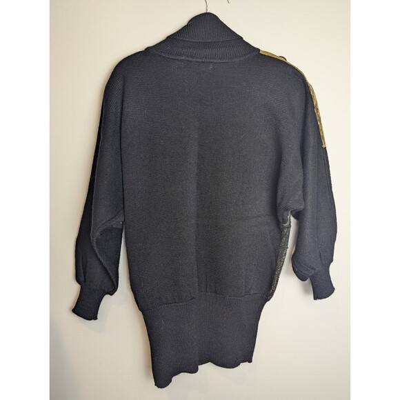 Vintage Adriano by I. Fatigati Women's Sweater‎ S Embellished Retro Shoulder pad - Picture 7 of 11